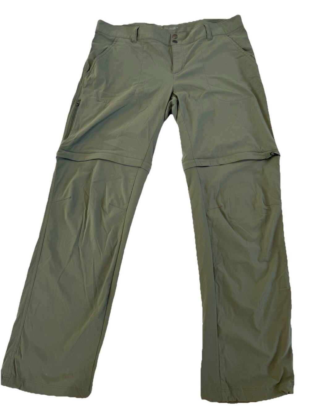 Columbia Omni-Shield Advanced Repellency Green Hiking Pants to Shorts